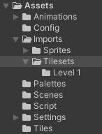 Tilesheet folder tree Tilesheet folder tree